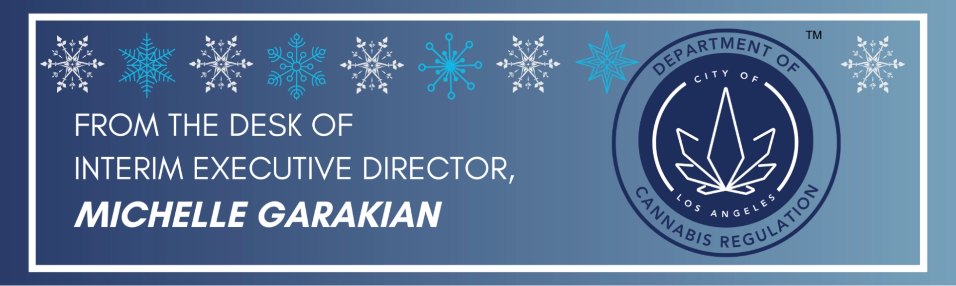 From the Desk of Interim Executive Director Michelle Garakian