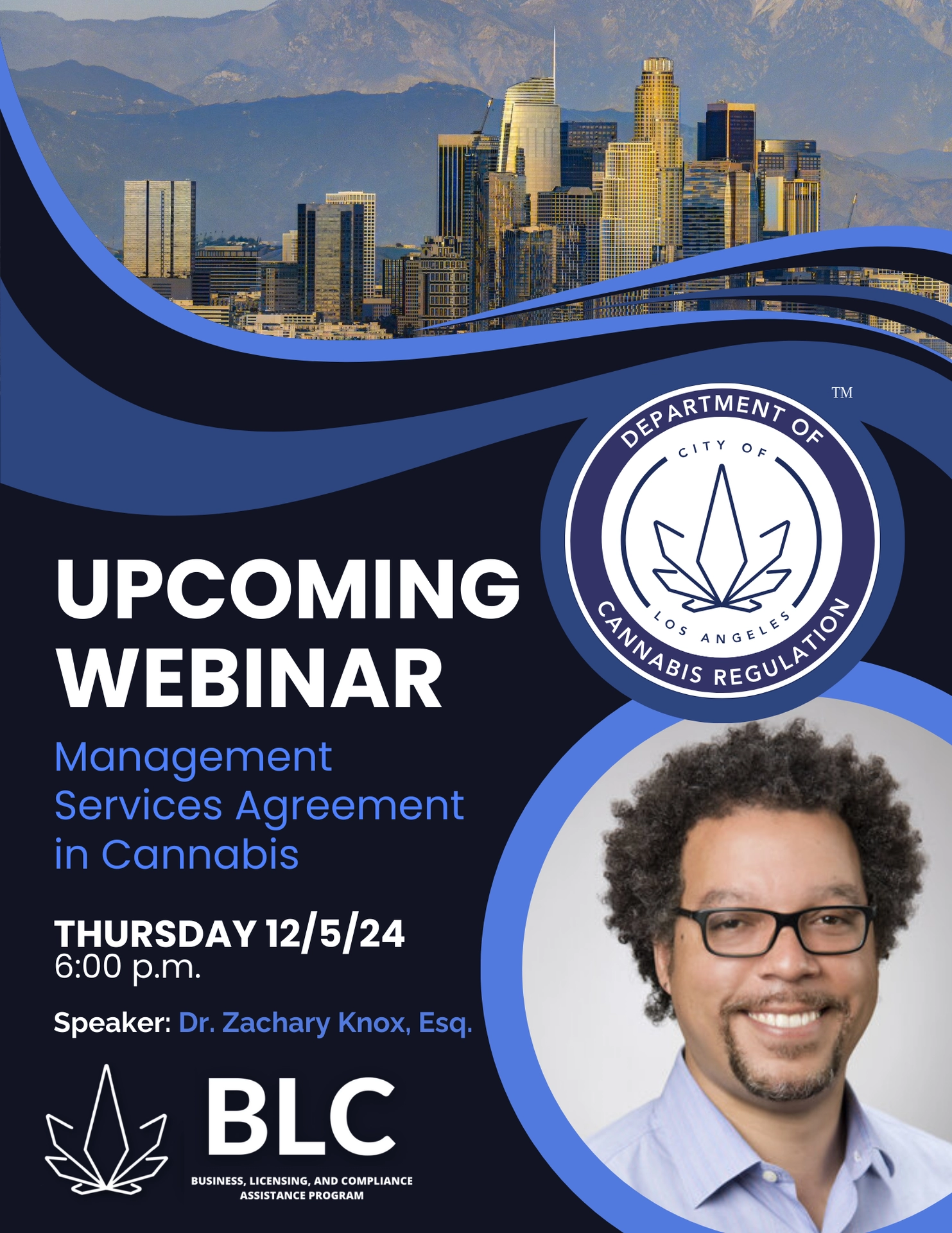 December 5th, 6 PM Management Services Agreements JOIN HERE
