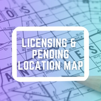 Licensing and Pending Location Map