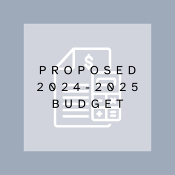 Proposed 2024-2025 Budget