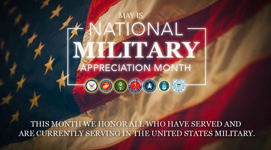 May is National Military Appreciation Month