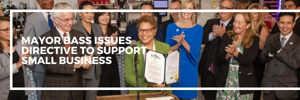 Mayor Bass Issues Directive to Support Small Business