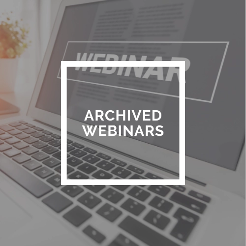 Archived Webinars
