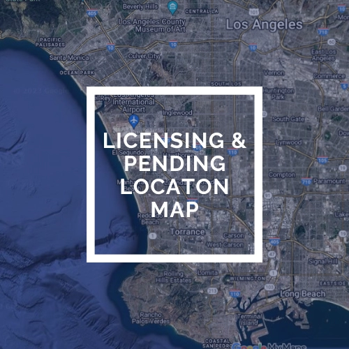 Licensing and Pending Location Map
