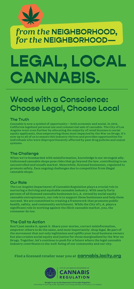 Legal Local Cannabis LA Times Graphic