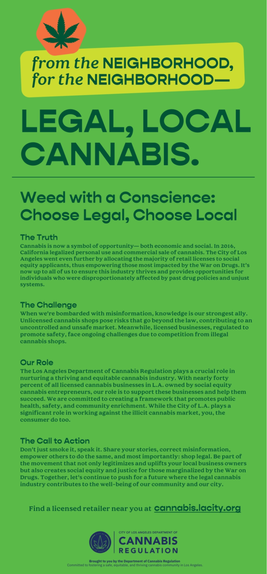 Legal Local Cannabis LA Times Graphic
