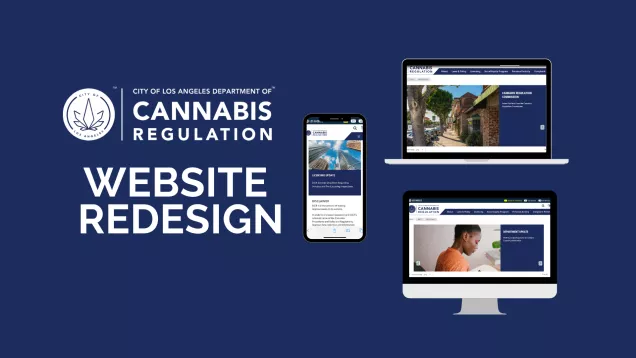 Website redesign graphic